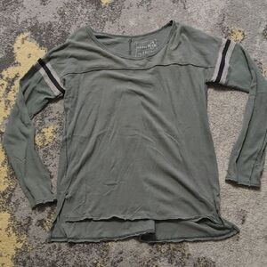 3for20🤍 FP Women's Sage Green Long Sleeve Rugby Top